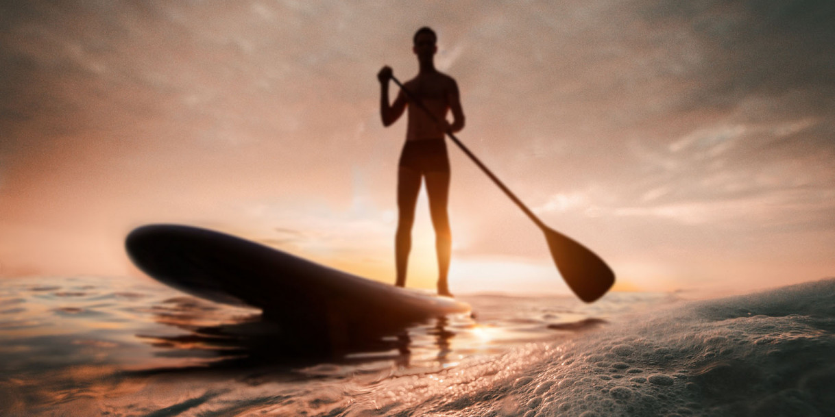 What Is Standing On A Surfboard And Paddling Called ~ Surfer Couple